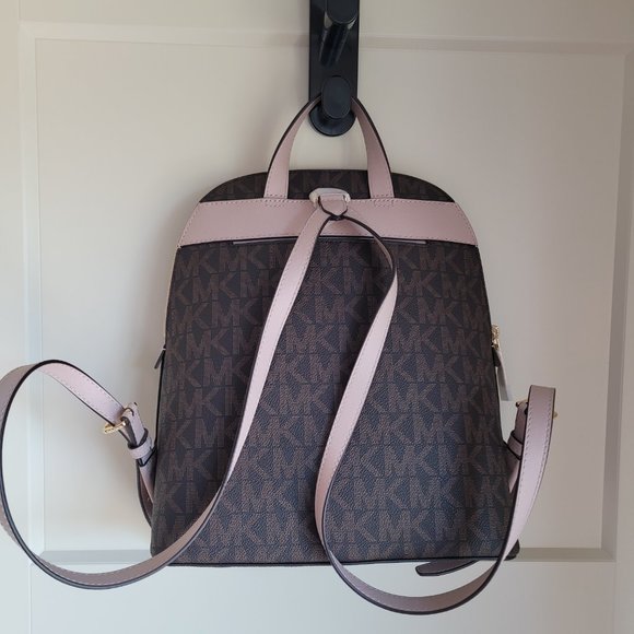 Michael Kors MK Logo Backpack Casual Brown main image 12